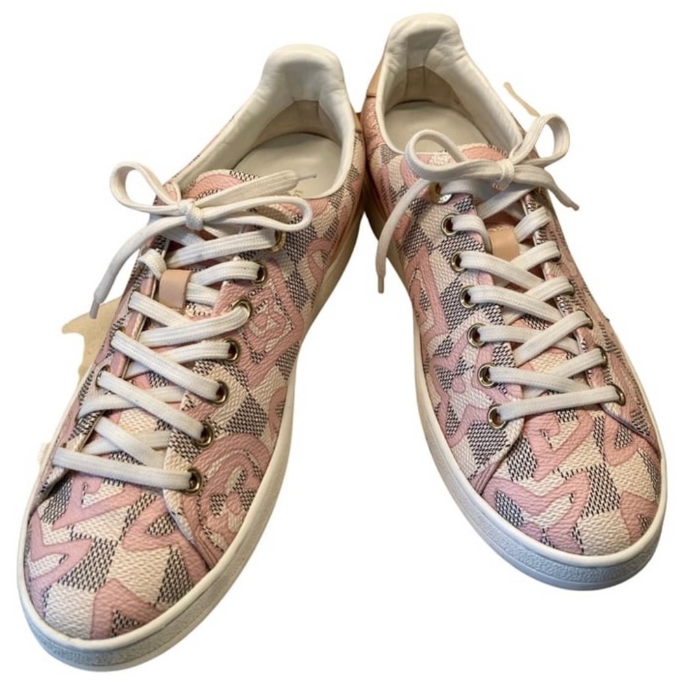 Louis Vuitton limited edition Damier Azur tahitienne bora bora sneakers
